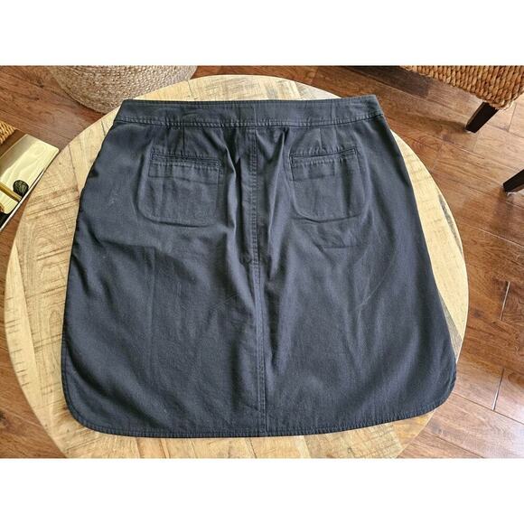 Talbots Tie Belt Straight Stretch Skirt Size 18 Classic Preppy Everyday Pockets - Picture 7 of 7